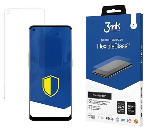 3mk FlexibleGlass pro Oppo Reno 7 / Hybridní sklo / Antibakteriální / 7H