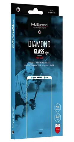 MyScreen Diamond Glass Edge Vivo Y21/T12s/Y12A černá / Ochranné sklo / Full Glue