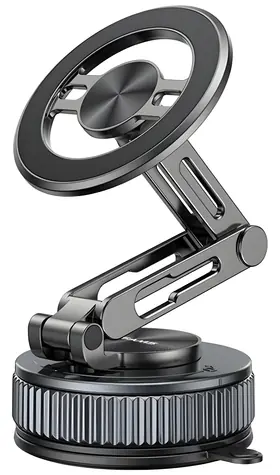 USAMS ZJ087 černá / Magnetický držák telefonu / univerzální / 360° otočný / auto, domov, kancelář