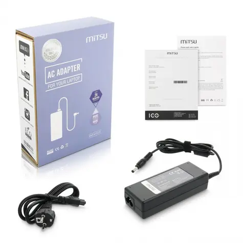 Napájecí adaptér 75W pro notebooky Toshiba, Compaq, HP, Asus / Napájecí adaptér / 19V / 3,95A / konektor 5,5x2,5mm