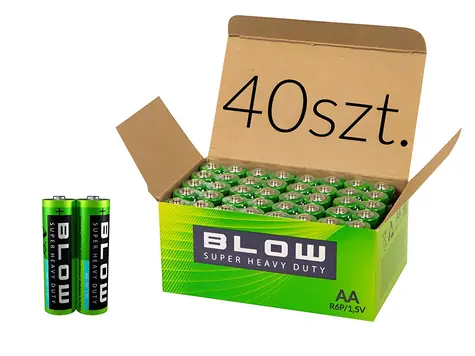 Baterie AA (R06) Super Heavy Duty / Tužková baterie / Zinc Carbon / 40 ks