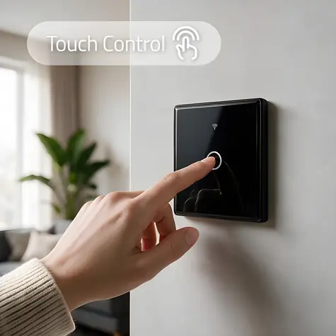 Chytrý dotykový vypínač světla 1kanálový / Vypínač / Wi-Fi / Časovač