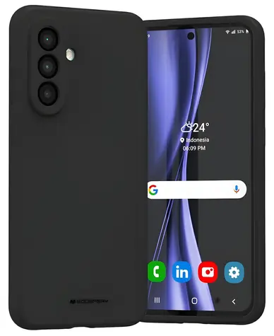 Mercury Silicone Case pro Samsung Galaxy A56 5G černá / Kryt / Silikonový