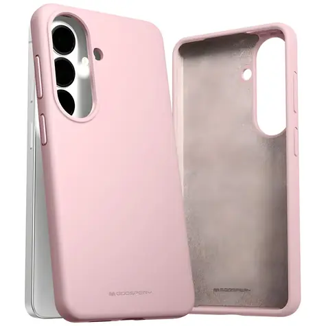 Mercury Silicone Samsung Galaxy S26 Pink Sand / Kryt na mobil / Silikon / Bezdrátové nabíjení