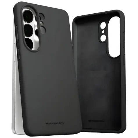 Mercury Silicone Samsung Galaxy S26 Ultra černá / Kryt na mobil / Silikon / Bezdrátové nabíjení