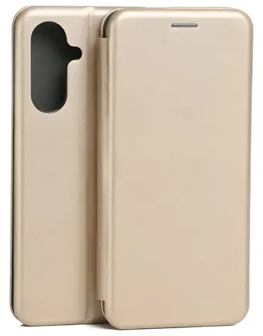 Beline Book Magnetic pouzdro pro Samsung Galaxy A26 5G zlatá / Pouzdro / Flip / TPU, ekokůže