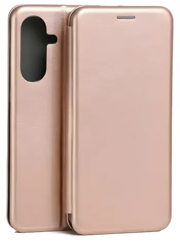 Beline Book Magnetic pouzdro pro Samsung Galaxy A56 5G růžové zlato / Pouzdro / Flip / TPU, ekokůže
