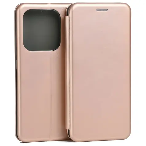 Beline Book Magnetic Xiaomi Redmi Note 14 5G růžové zlato / Pouzdro / Flipové / Magnetické zavírání