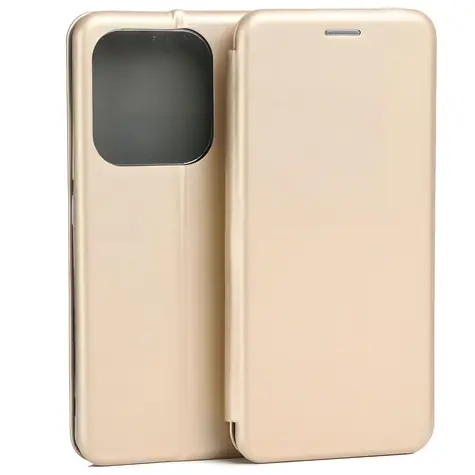 Beline Book Magnetic Xiaomi Redmi Note 14 5G zlatá / Pouzdro / Flip / Magnetické / Peněženkové