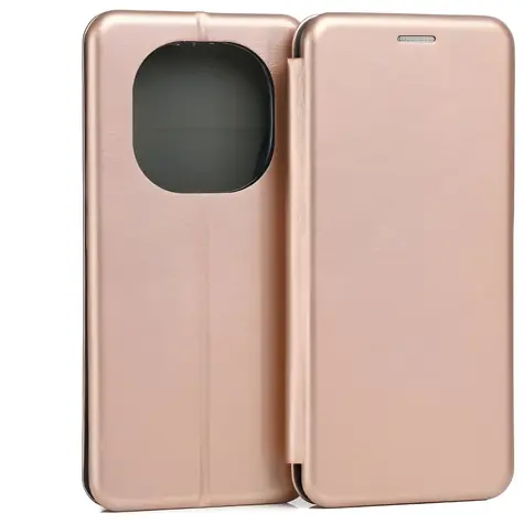 Beline Book Magnetic růžové zlato / Flipové pouzdro / Xiaomi Redmi Note 14 Pro+ 5G / Magnetické zavírání