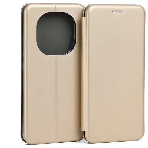 Beline Book Magnetic zlatá / Pouzdro / Xiaomi Redmi Note 14 Pro+ 5G / Magnetické zavírání