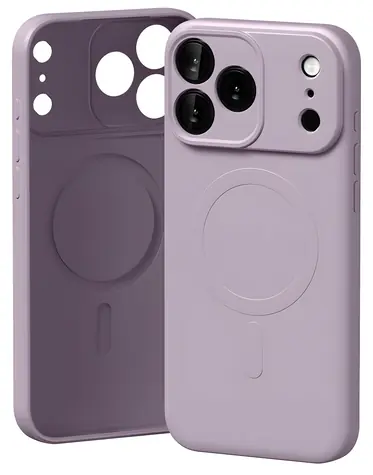 Mercury Semi-Silicone MagSafe Lavender Gray / Kryt / Apple iPhone 17 Pro Max / MagSafe / Silikon