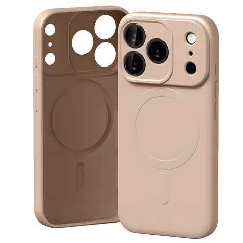Mercury Semi-Silicone MagSafe kryt pro iPhone 17 Pro Pink Sand / Kryt / MagSafe / Silikon