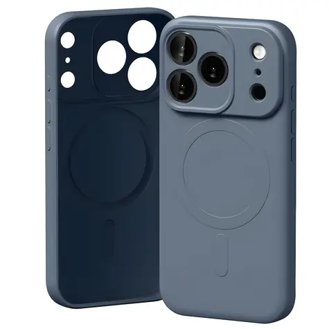 Mercury Semi-Silicone MagSafe kryt pro iPhone 17 Pro Sierra Blue / Kryt / MagSafe / Silikon
