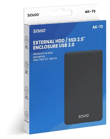 AK-73 Externí box pro HDD/SSD 2.5