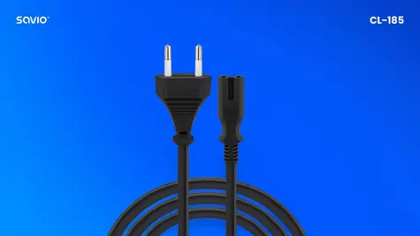 Napájecí kabel 2pin CL-185 / Kabel / 230V / 5m