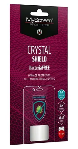 MyScreen Crystal Shield BacteriaFree / Ochranná fólie / Samsung Galaxy A55 5G / Antibakteriální / s aplikátorem
