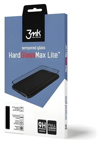 3mk HardGlass Max Lite Huawei P9 Lite 2017 černá / Tvrzené sklo / Celoplošné / 9H / 0,3 mm