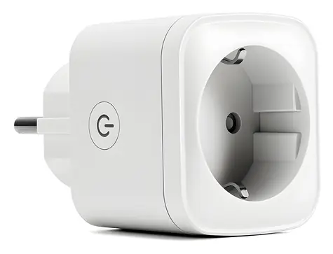 Chytrá Wi-Fi zásuvka 16 A s měřením spotřeby / Zásuvkový adaptér / Wi-Fi / 16 A / měření spotřeby energie