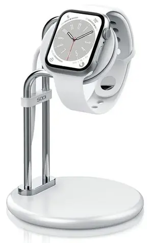 SODI SAW-300 stříbrná / Stojánek / pro Apple Watch / hliníková slitina