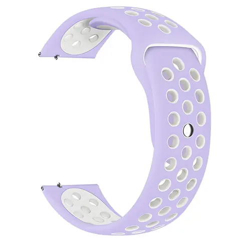 Beline Sport Silicone fialovo-bílý / Řemínek pro smartwatch / 20mm / silikon