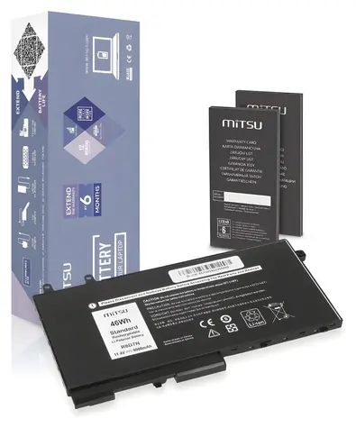 Dell Latitude 5410, 5411, 5500, Precision 3541, 3550 / Baterie pro notebook / R8D7N / 11,4V / 4000 mAh / 46 Wh
