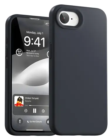 Mercury Silicone Case pro iPhone 16e/17e tmavě modrá / Zadní kryt / Silikon