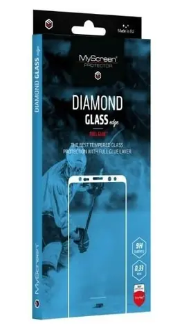 MyScreen DIAMOND GLASS edge Full Glue Nokia G60 5G černá / Ochranné sklo / Tvrzené, lepení přes celý displej / 9H