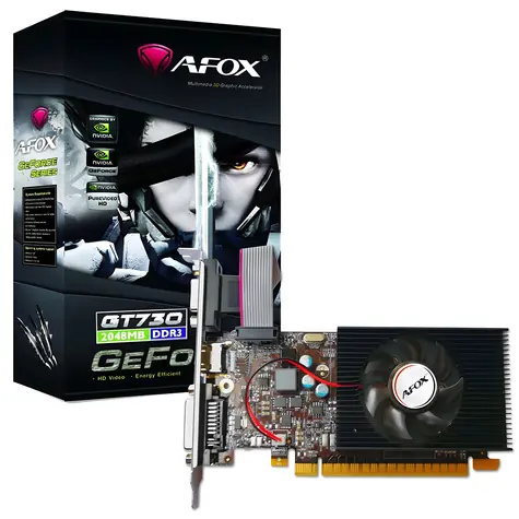 GeForce GT 730 1GB DDR3 LP / Grafická karta / 64-bit / DVI / HDMI / VGA