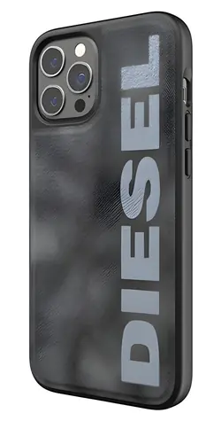 Diesel Moulded Case Bleached Denim šedo-bílá / Kryt / Apple iPhone 12/12 Pro