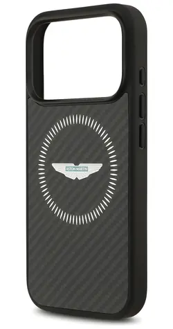 Aston Martin Kevlar Counter MagSafe černá / Kryt / Apple iPhone 17 Pro / MagSafe / Kevlar