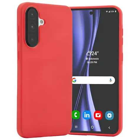 Mercury Soft Feeling pouzdro pro Samsung Galaxy A36 červená / Pouzdro / TPU