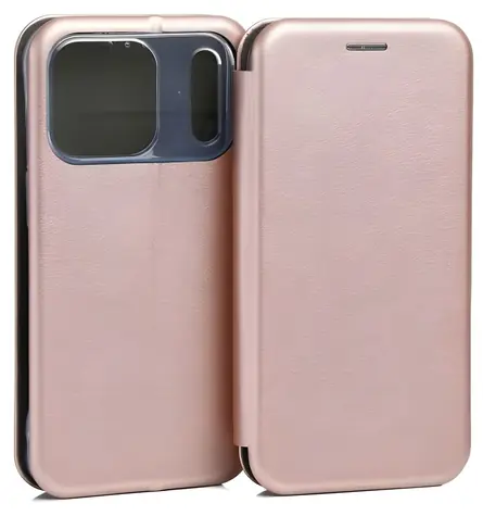 Beline Book Magnetic růžové zlato / Pouzdro / Apple iPhone 17 Pro / magnetický
