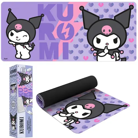 Kuromi & Hello Kitty Podložka pod myš / Podložka pod myš / 80 x 35 cm