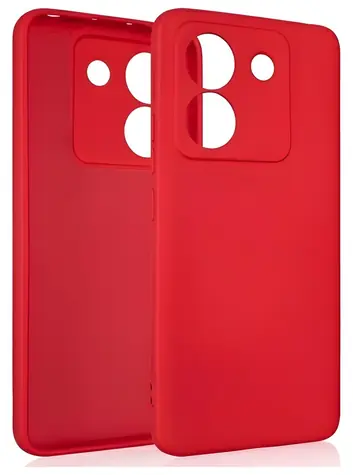 Beline Silicone Case červená / Kryt / Poco M7 Pro / Silikonový