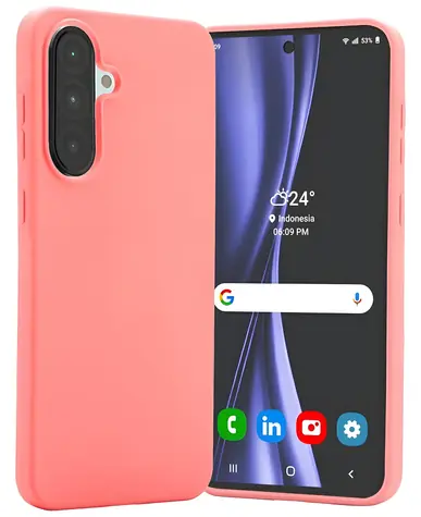 Mercury Soft pouzdro pro Samsung Galaxy A56 růžová / Pouzdro / TPU / Matný povrch