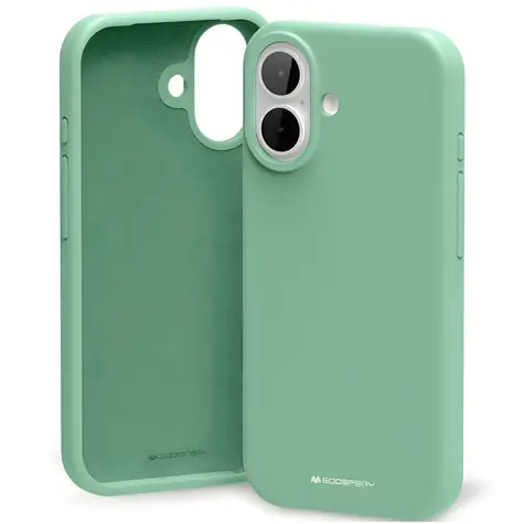 Mercury Silicone Case zelená / Kryt / Apple iPhone 17 / Silikon