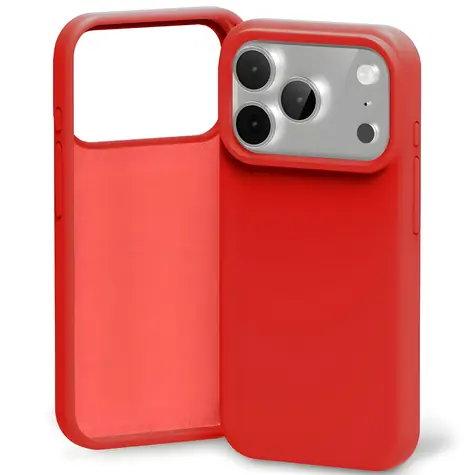 Mercury Silicone Case červená / Kryt / Apple iPhone 17 Pro / Silikon