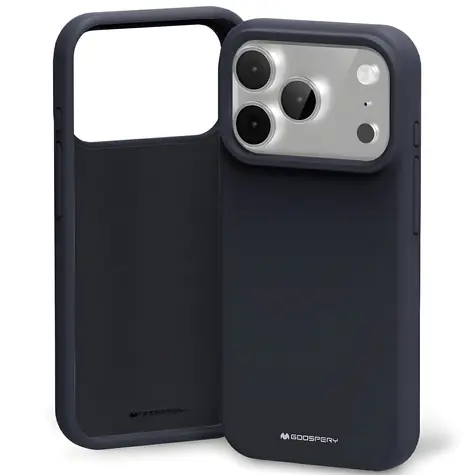 Mercury Silicone Case námořnická modrá / Kryt / Apple iPhone 17 Pro / Silikon