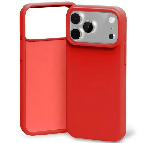 Mercury Silicone Case červená / Kryt / Apple iPhone 17 Pro Max / Silikon