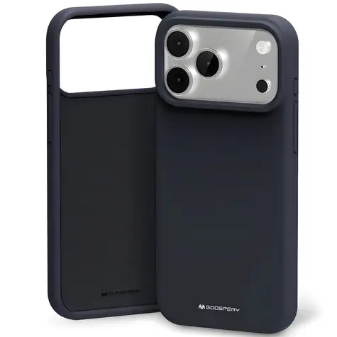 Mercury Silicone Case námořnická modrá / Kryt / Apple iPhone 17 Pro Max / Silikon
