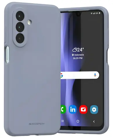 Mercury Silicone Case levandulová / Kryt / Samsung Galaxy A26