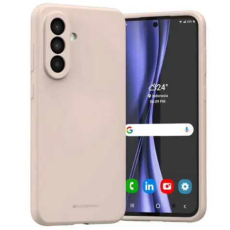 Mercury Silicone Case pro Samsung Galaxy A36 5G růžová / Kryt / Silikonový