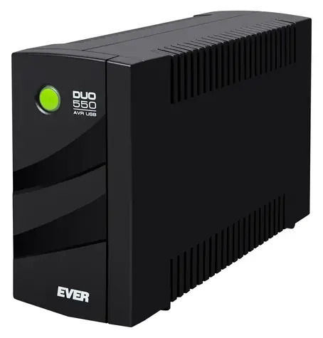 DUO 550 AVR USB černá / Záložní zdroj UPS / 550 VA / 330 W / Line-Interactive / AVR / USB