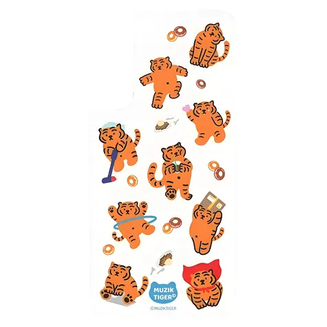 Samsung Panel Frame Cover Muzik Tiger bílá / Výměnný panel do pouzdra / Galaxy S22+