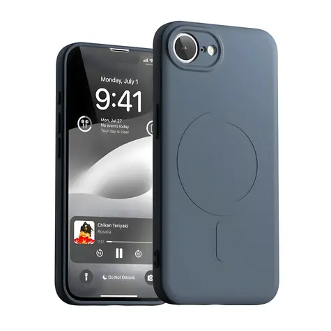 Mercury Semi-Silicone MagSafe iPhone 16e/17e tmavě modrá / Pouzdro / Silikonové / MagSafe