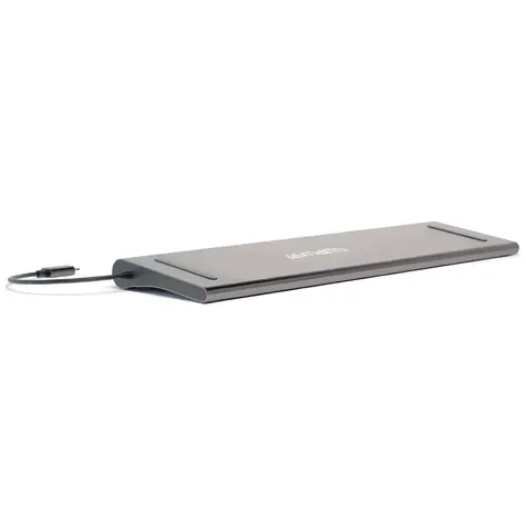 4smarts HUB 11v1 šedá / USB-C hub se stojanem / 11 portů / USB-C PD 100W / HDMI 4K / RJ-45 / DeX-Mode