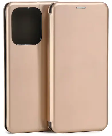 Beline Book Magnetic zlatá / Pouzdro / Xiaomi Redmi 15C / knížkové / magnetické zapínání / kapsa na kartu