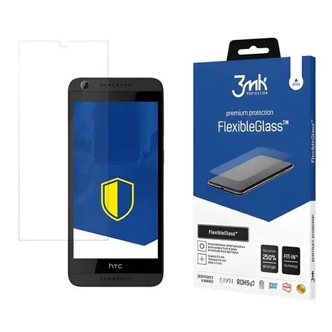 3mk FlexibleGlass pro HTC Desire 626 / Hybridní sklo / Tloušťka 0,2 mm / Tvrdost 7H
