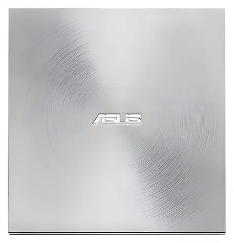 ASUS ZenDrive U9M stříbrná / DVD±RW ext. vypalovačka / Ultra Slim / USB 2.0 / USB-C